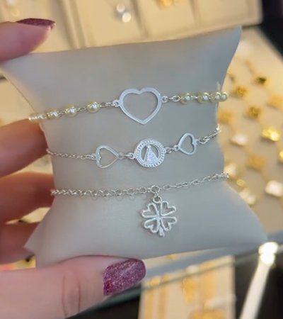 Pulseira de Prata Aisha Joias 2